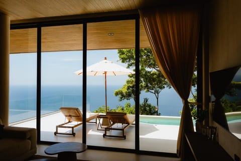 Pool view, Sea view, Swimming pool