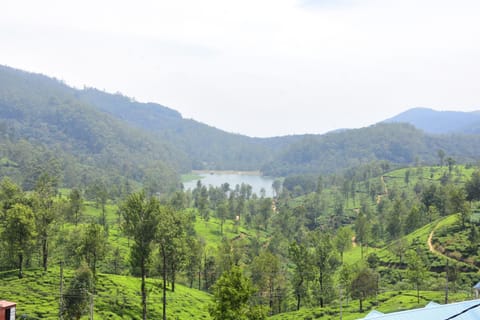 Natural landscape, Lake view, Mountain view