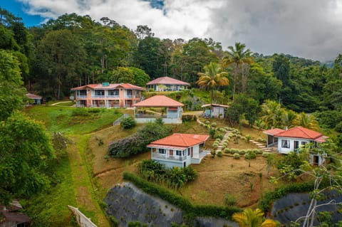 Property building, Natural landscape, Garden, Mountain view