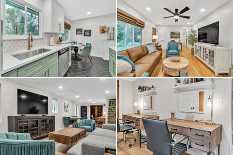 Serene Suburban Oasis 2 Saunas, Office, Parking House in Ann Arbor