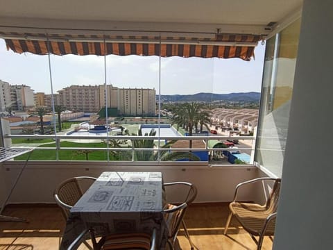 Balcony/Terrace, Dining area, City view