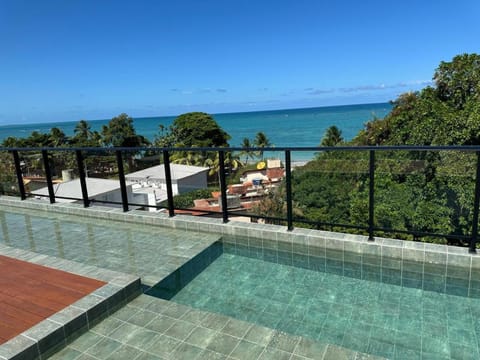 Day, Natural landscape, View (from property/room), Balcony/Terrace, Pool view, Sea view, Swimming pool, Swimming pool