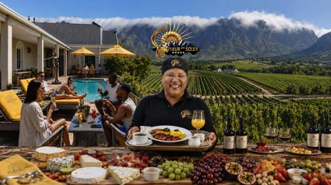 People, Natural landscape, Food and drinks, Food, Guests, Mountain view, Pool view, Swimming pool, group of guests