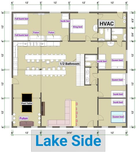 Blue Water at Bear Lake Villa in Bear Lake