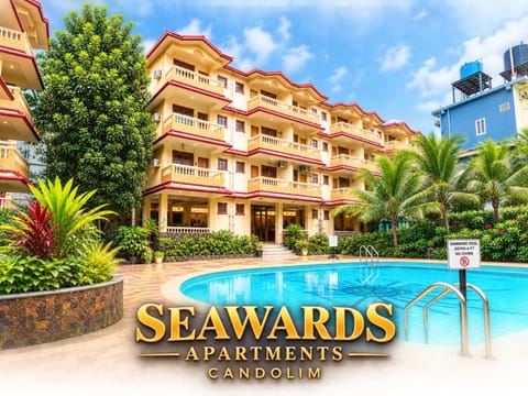 Property building, Day, Property logo or sign, Logo/Certificate/Sign, Text overlay, Pool view, Street view, Swimming pool, Certificate/Award, sunbed