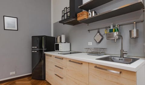 Kitchen or kitchenette, oven, stove