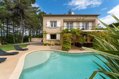 Property building, Living room, Swimming pool