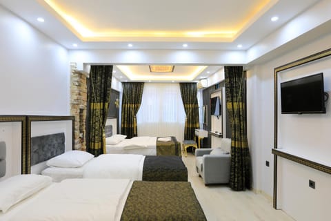 Bed, TV and multimedia, Photo of the whole room, Seating area, Bedroom, towels, air conditioner