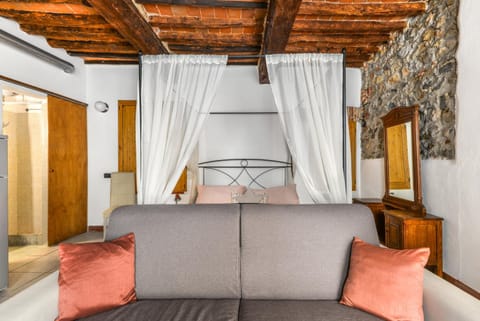 Property building, Living room, Bedroom