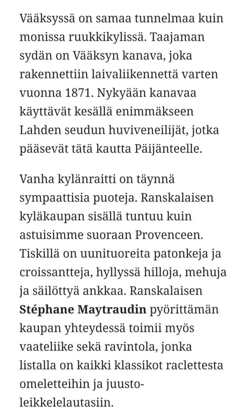 Kiva asunto Vääksyn kanavalla Apartment in Finland