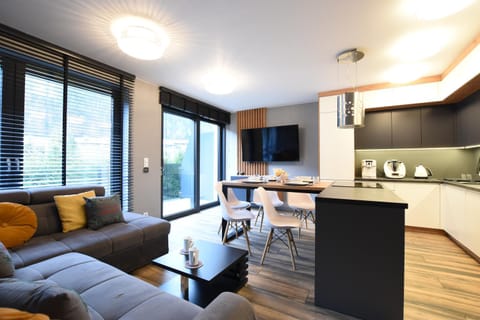 Kitchen or kitchenette, Living room