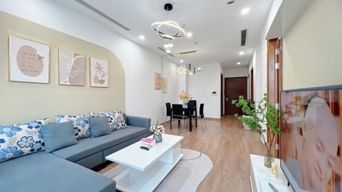 Living room, fireplace