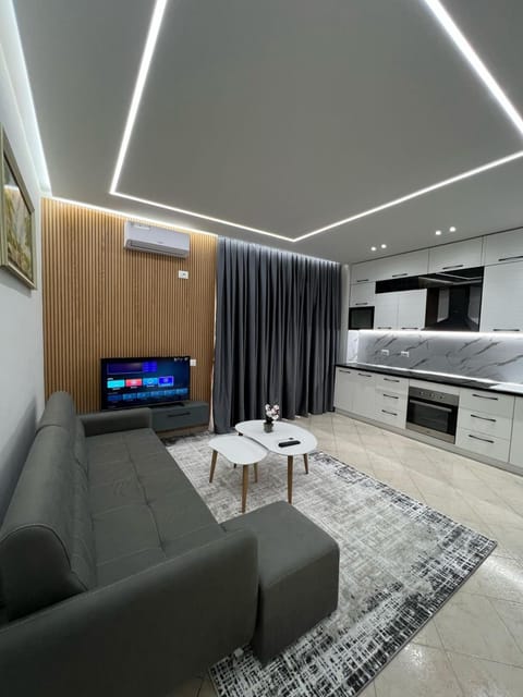 TV and multimedia, Kitchen or kitchenette, Living room, Seating area