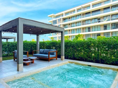 Patio, Natural landscape, Swimming pool