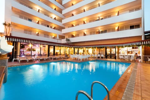 Night, Swimming pool, Swimming pool