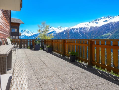 Appartement Tsandelanne avec terrasse panoramique, Val d'Hérens Apartment in Canton of Valais