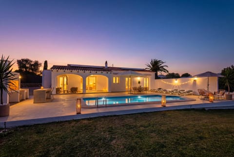 Night, Natural landscape, Pool view