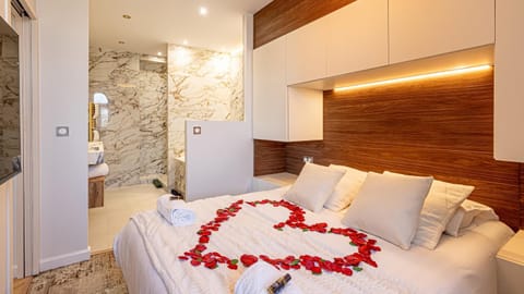 La suite Impériale - Baignoire balnéothérapie - Palace avec vue lac Apartment in Aix-les-Bains