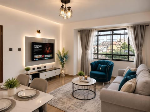 Communal lounge/ TV room, Living room, Seating area, Dining area, Evening entertainment