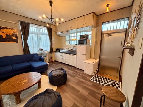 Kitchen or kitchenette, Living room, Photo of the whole room