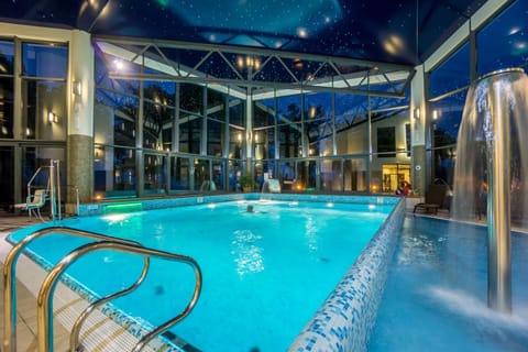 Night, Swimming pool, Swimming pool