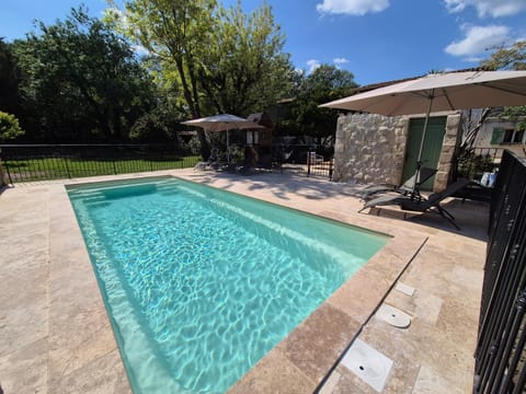 Pool view, Swimming pool, sunbed