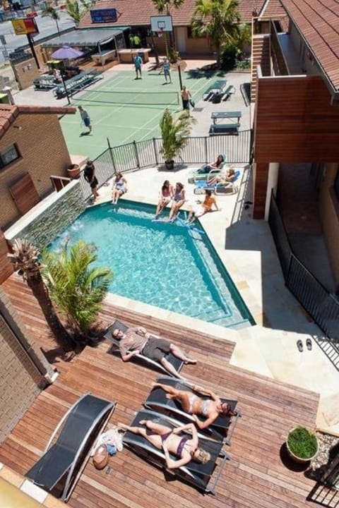 Bird's eye view, Table tennis, Balcony/Terrace, Lounge or bar, Tennis court, Pool view, Swimming pool