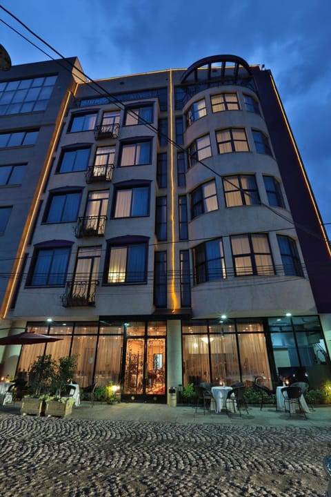Property building, Sunset