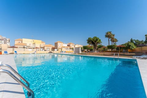 Property building, Living room, Swimming pool