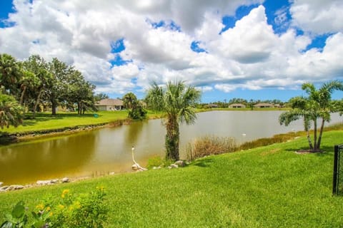 Bright & Airy Canal-Front Retreat With Pool House in Rotonda West