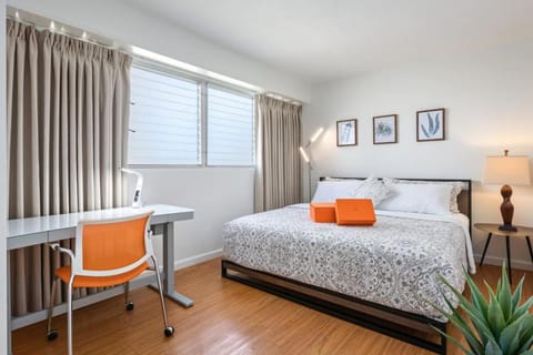 05 FREE Parking 10 min beach 2br-Waikiki Ala Moana Apartment in McCully-Moiliili