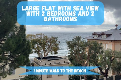 Text overlay, Sea view