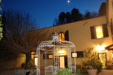 Property building, Night, Garden view