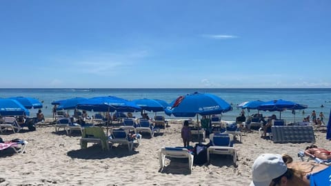 Day, Natural landscape, Beach, sunbed