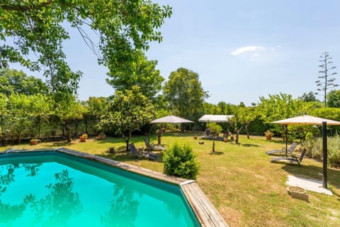 Property building, Living room, Swimming pool