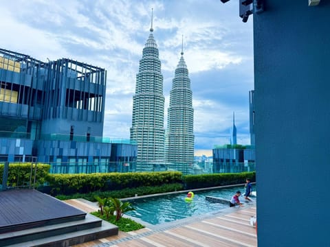 Property building, Pool view, Swimming pool