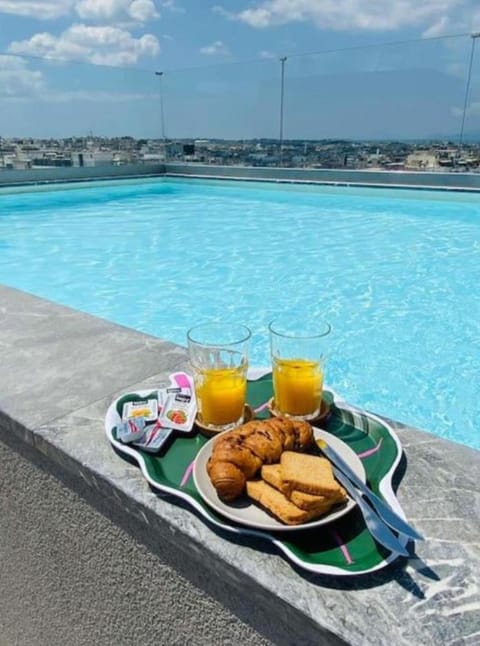 NEW 2BD Aprt with Shared Rooftop Pool B3 Apartment in Kallithea