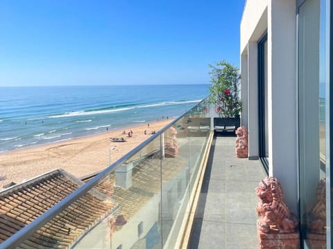 View (from property/room), Balcony/Terrace, Beach, Sea view