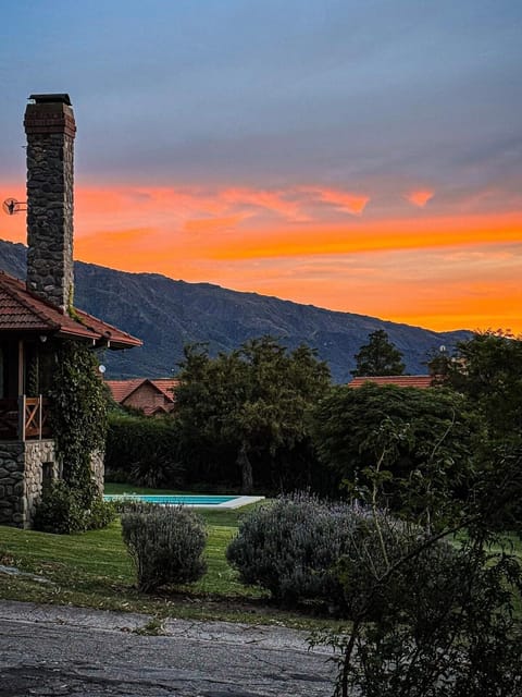 Natural landscape, Mountain view, Sunset