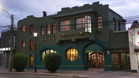 Property building, Facade/entrance, Sunset