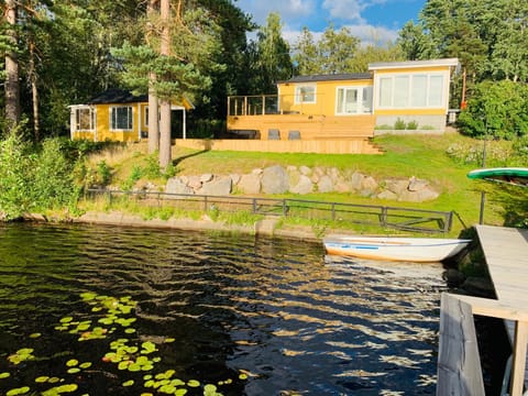 Property building, Garden, Lake view