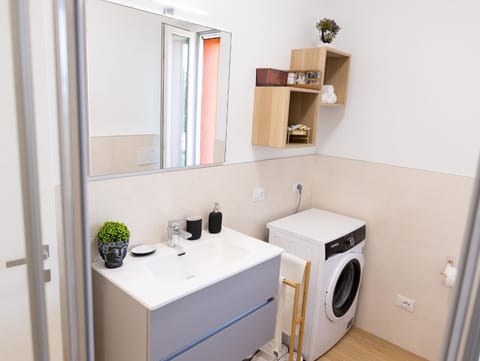 Bathroom, towels, dryer