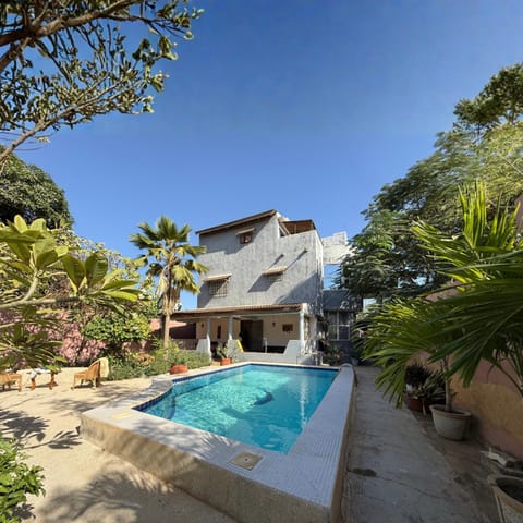 Property building, Day, Garden, Garden view, Pool view, Swimming pool