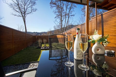 Natural landscape, Garden, Dining area, Garden view
