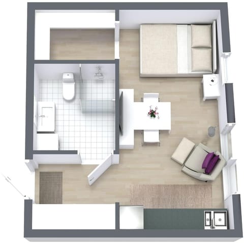 Kotimaailma - Modern studio in Vaasa citycenter, Kirjastokatu Apartment in Finland