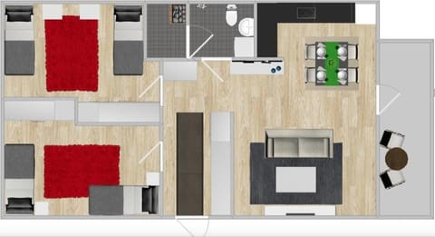 Kotimaailma Two bedroom apartment with private sauna Apartment in Finland