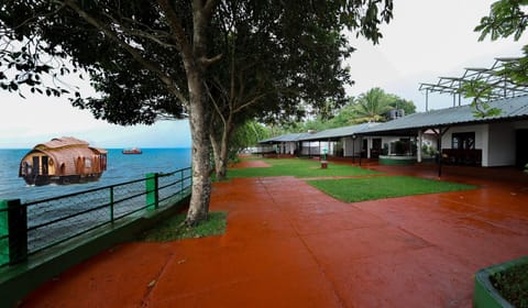 Property building, Day, Lake view