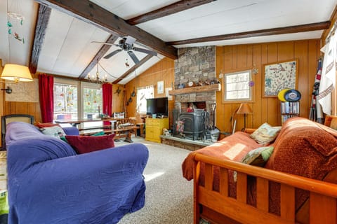 Hike, Ski and Unwind Cabin with Deck in Chester! Cabin in Chester