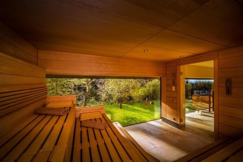 Design-Chalet mit Teilseeblick, Pool, Spa & Restaurant Chalet in Bregenz