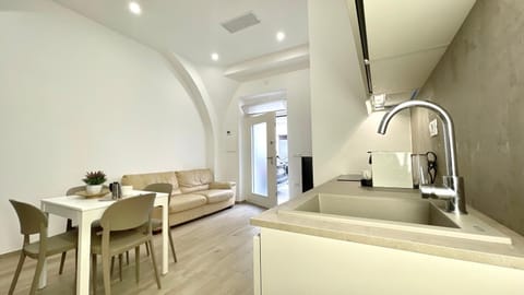 Living room, kitchen